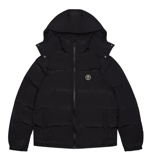 Trapstar Irongate Detachable Hooded Puffer Jacket - Black
