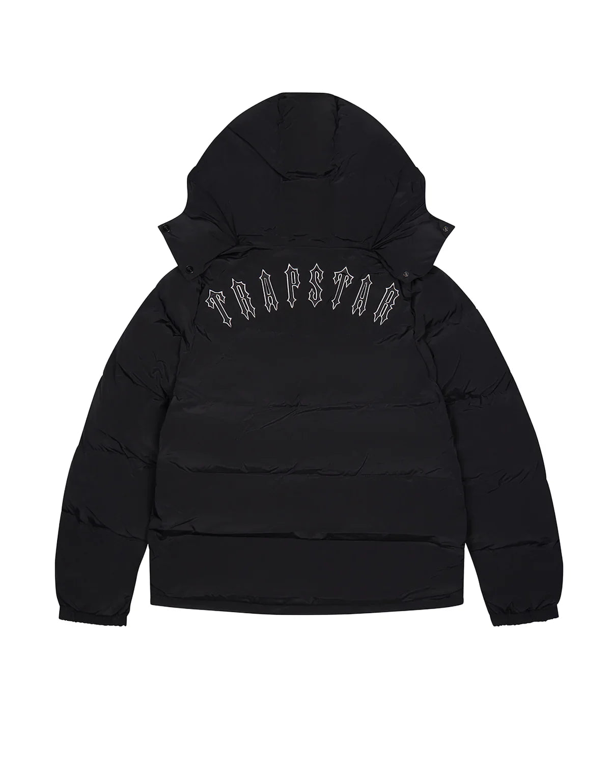 Trapstar Irongate Detachable Hooded Puffer Jacket - Black