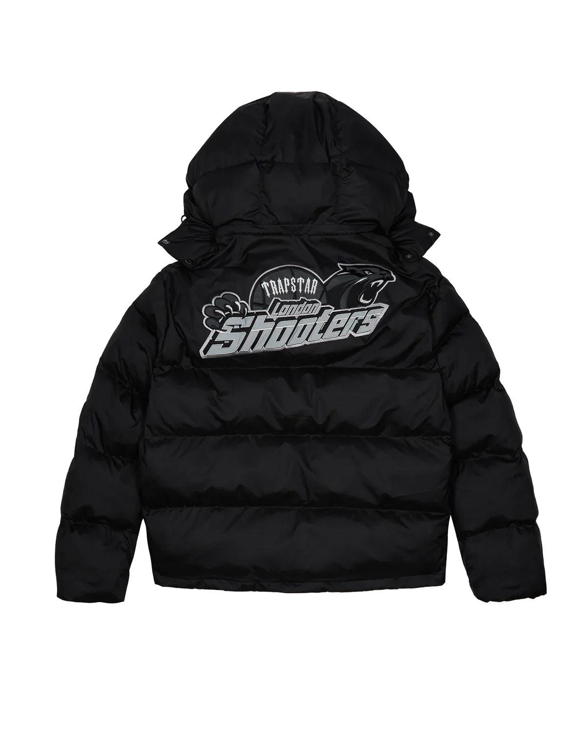 Trapstar Shooters Hooded Puffer - Black/Reflective