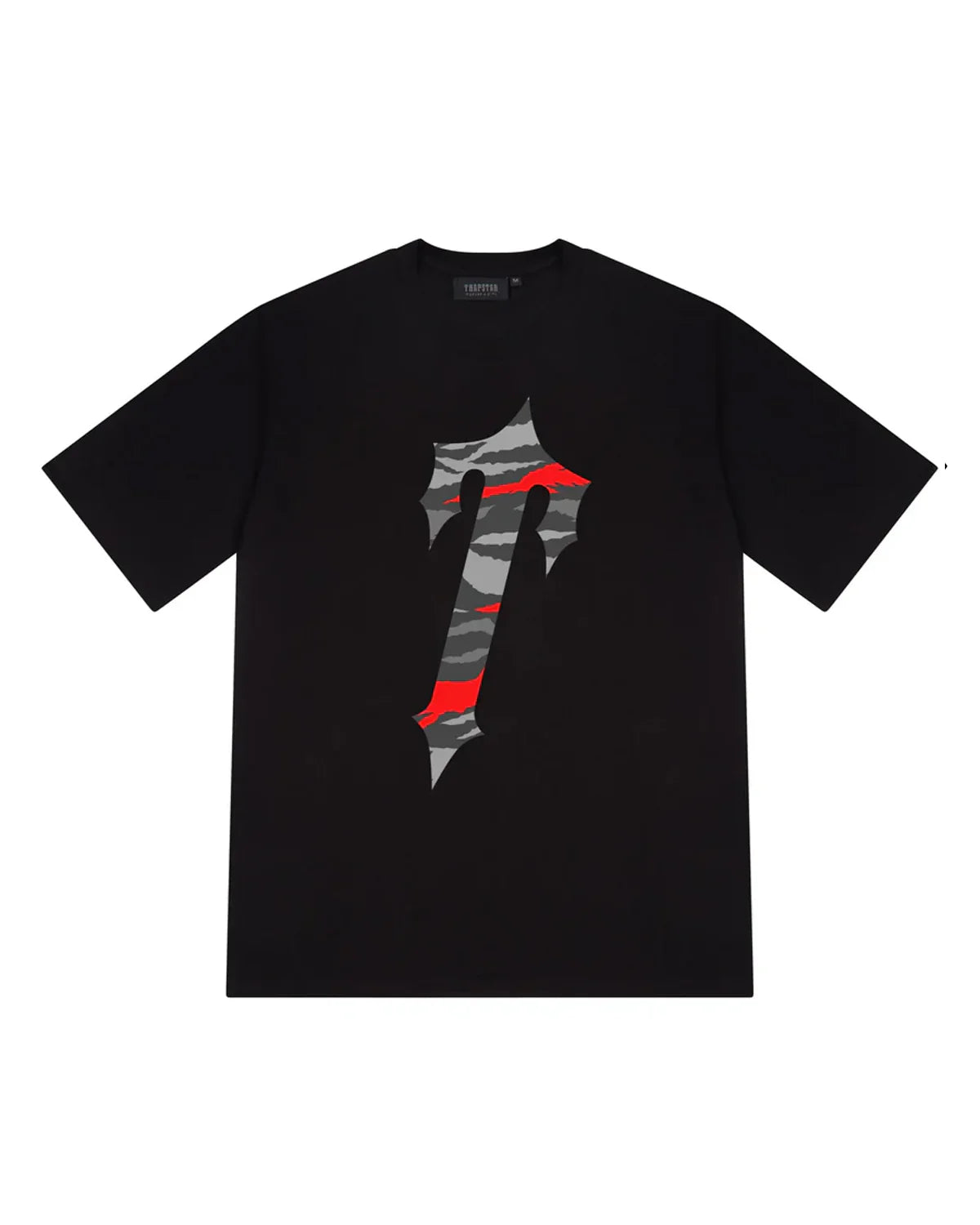 Trapstar Decoded All Terrain Tee - Black/Red Camo