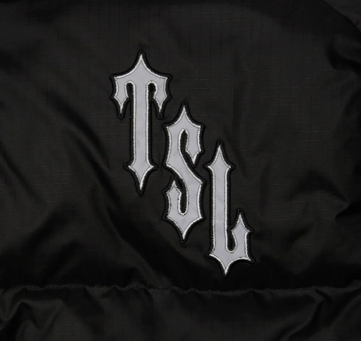 Trapstar Shooters Hooded Puffer - Black/Reflective