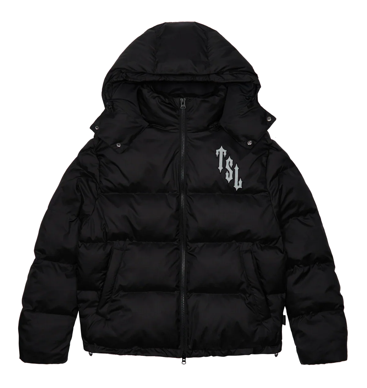Trapstar Shooters Hooded Puffer - Black/Reflective