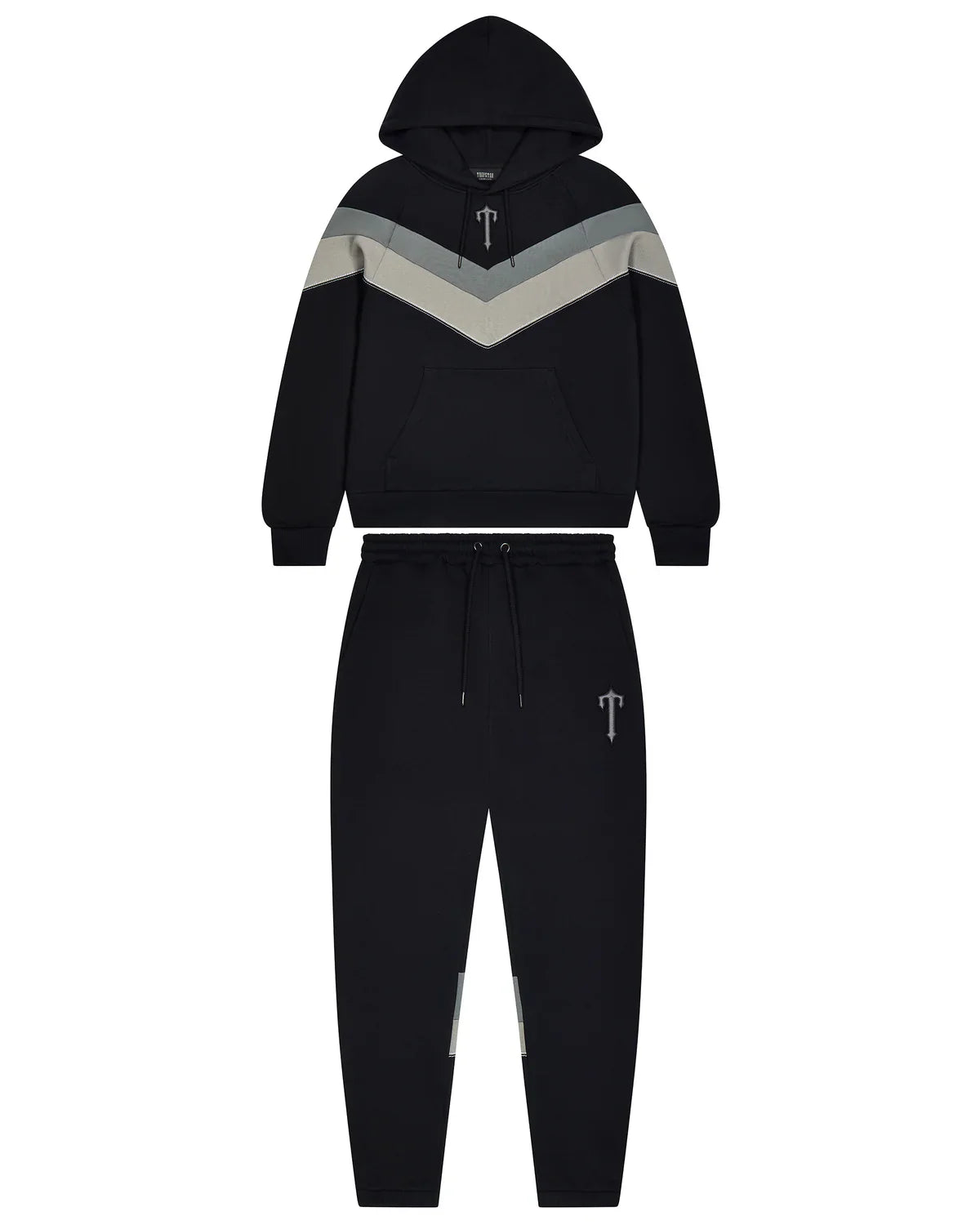 Trapstar V Stripe Tracksuit - Black