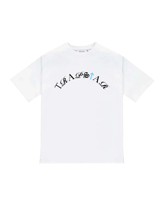 Trapstar Script Tee - White/Teal